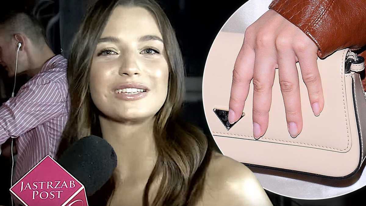 Julia Wieniawa nosi zaniedbane paznokcie