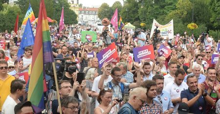 Wiec przeciw przemocy w stolicy Podlasia. "Solidarni z Białymstokiem"
