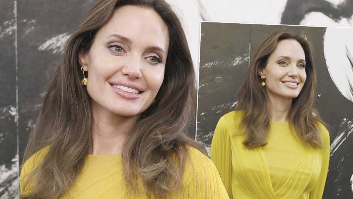 Angelina Jolie w żółtej sukience promuje nowy film. W takiej kreacji jeszcze jej nie widzieliśmy