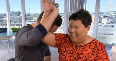 Dorota Wellman i Marcin Prokop zrobili nietypowy ice bucket challenge