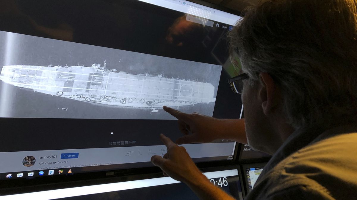 Akagi zatonął w Bitwie o Midway 5 czerwca 1942 roku