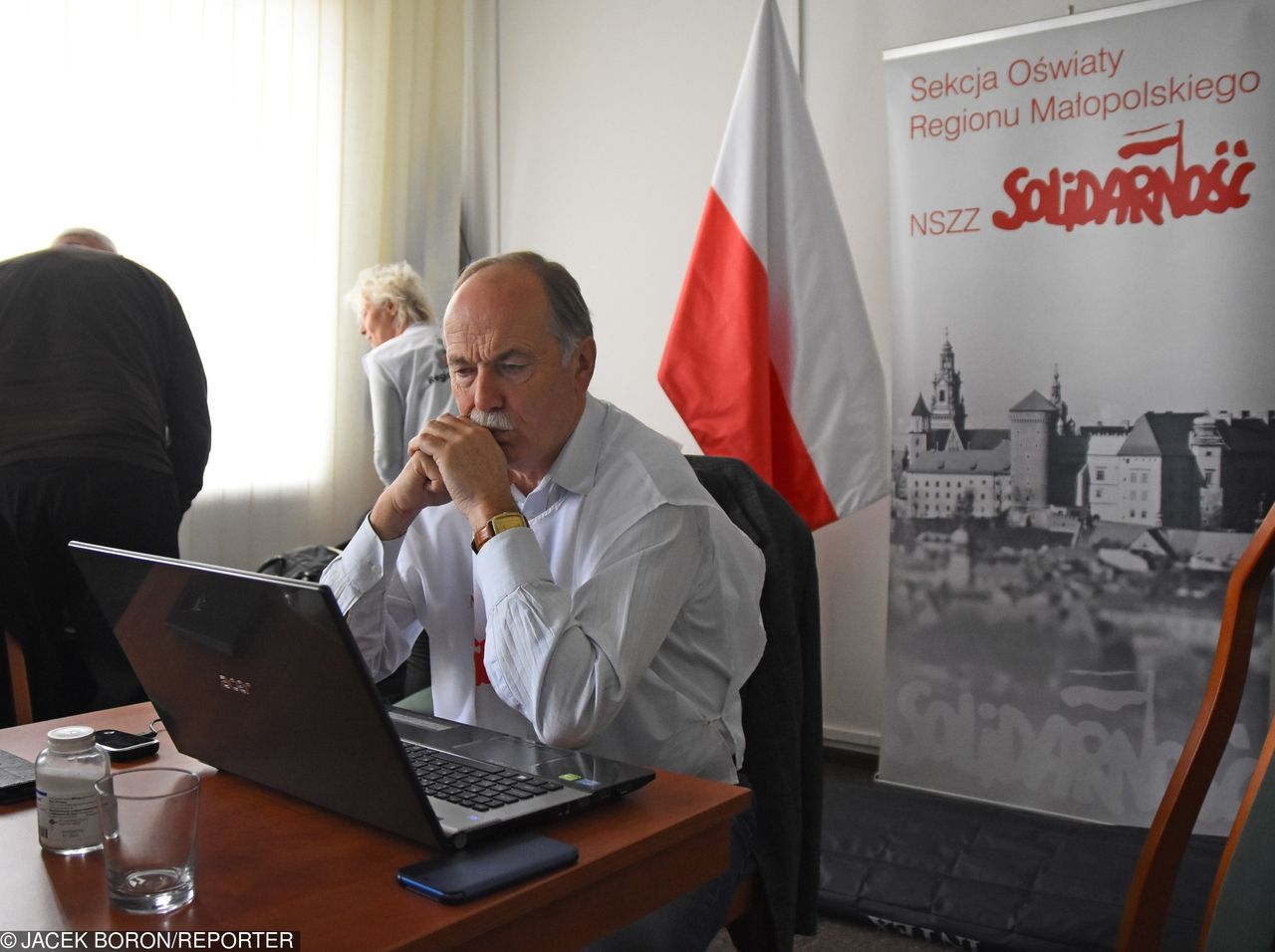 Strajk nauczycieli. Czarne chmury zbierają się nad przewodniczącym oświatowej "Solidarności"