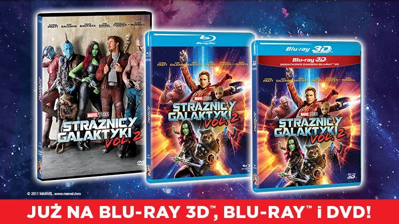 Wybierz się na najbardziej kosmiczną przygodę roku. "Strażnicy Galaktyki Vol. 2" już na Blu-ray 3D, Blu-ray i DVD