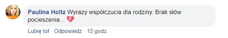 Paulina Holtz żegna Grzegorza Czepułkowskiego