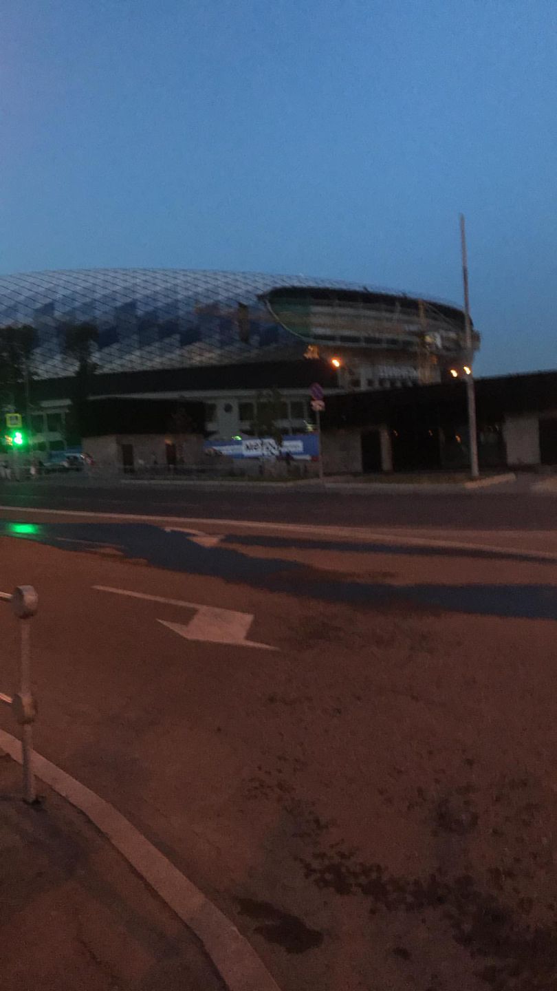 Kamil Grabara na meczu Polska-Senegal