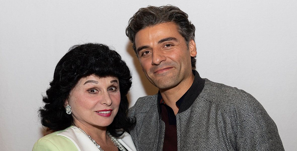 Oscar Isaac i Yola Czaderska-Hayek 