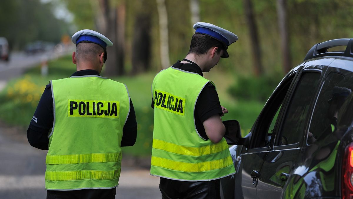 Policyjna kontrola kierowcy