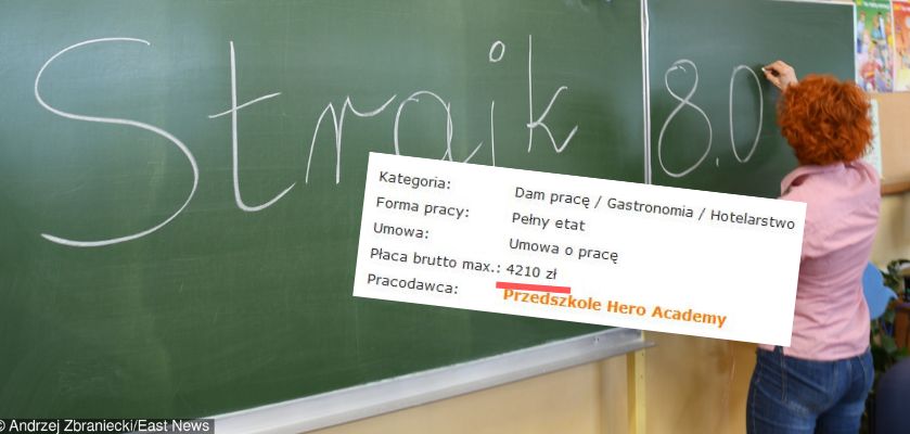 Strajk nauczycieli 2019. Sprzątaczka z lepszą pensją niż nauczyciel? To rzeczywistość wielu polskich szkół