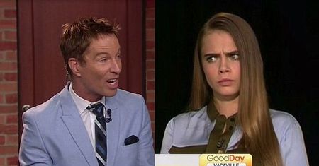 Cara Delevingne przerwała wywiad w telewizji. Prezenterzy wytrącili ją z równowagi