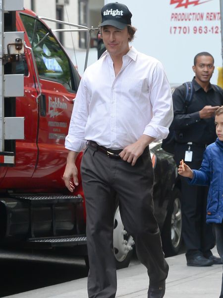 Matthew McConaughey na palnie filmu "Gold" 