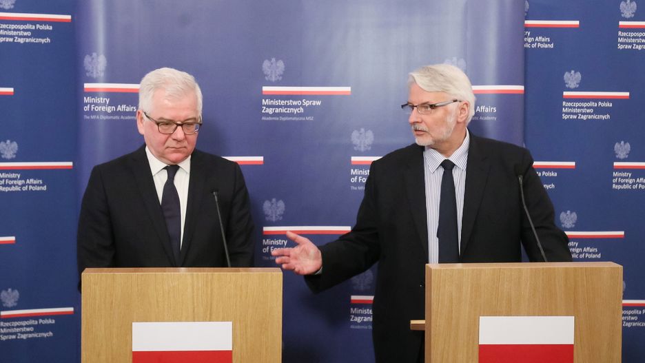 Jacek Czaputowicz i Witold Waszczykowski