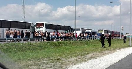 Starcie kiboli na A1. Dwa postępowania prokuratury
