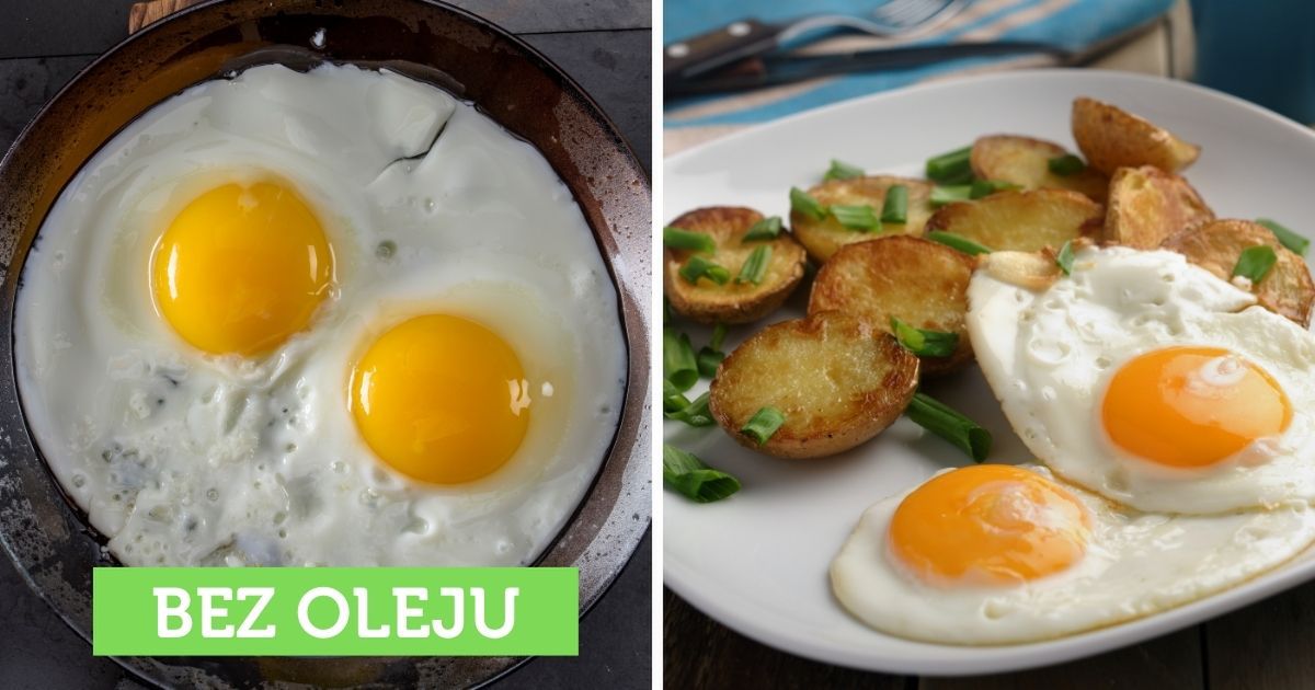 Jajka sadzone bez tłuszczu. Przygotuj śniadanie bez grama oleju czy masła