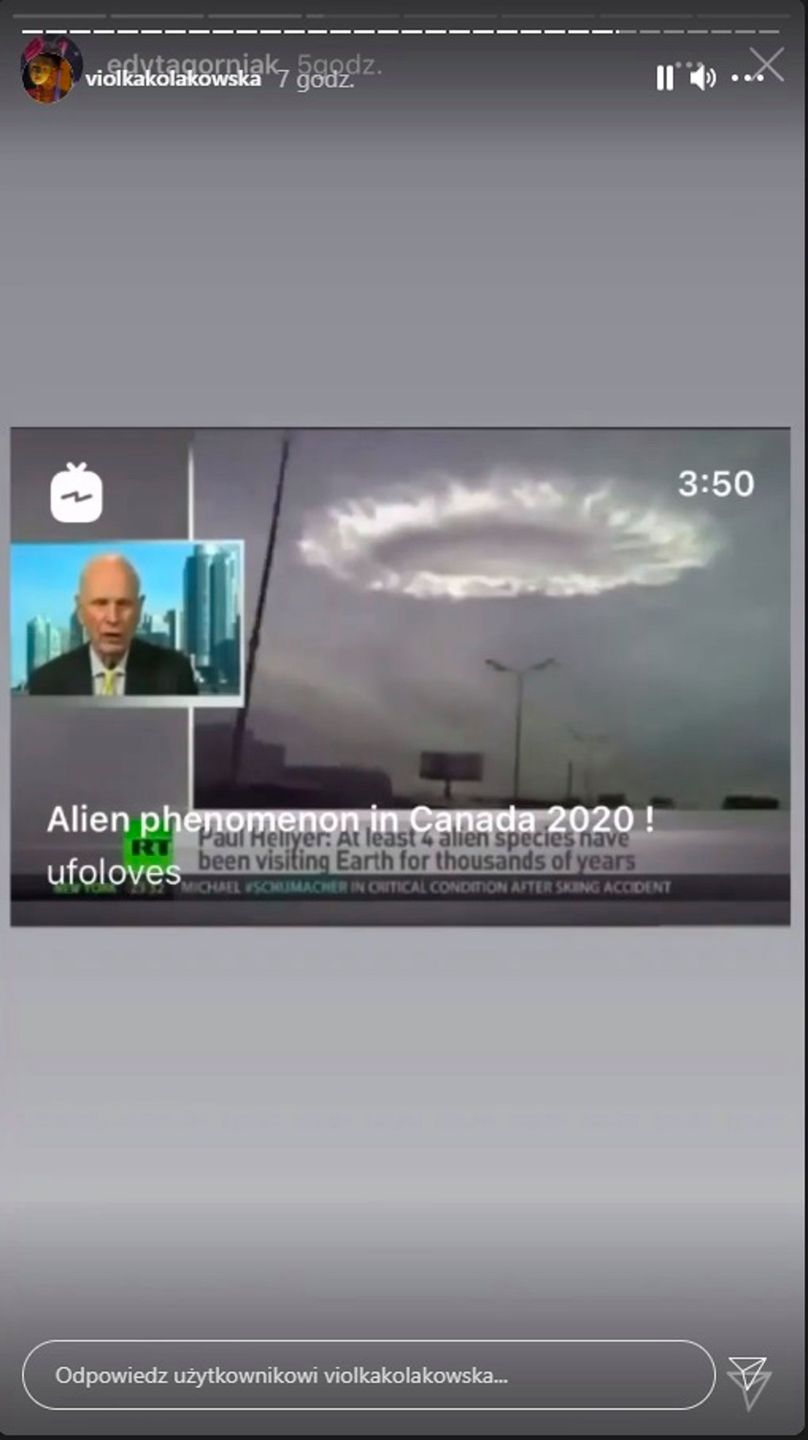 Viola Kołakowska ma dowody na istnienie UFO