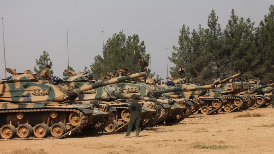 Tureckie czołgi w Syrii