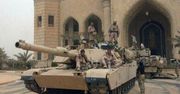 Amerykańskie czołgi w pałacu Husajna
