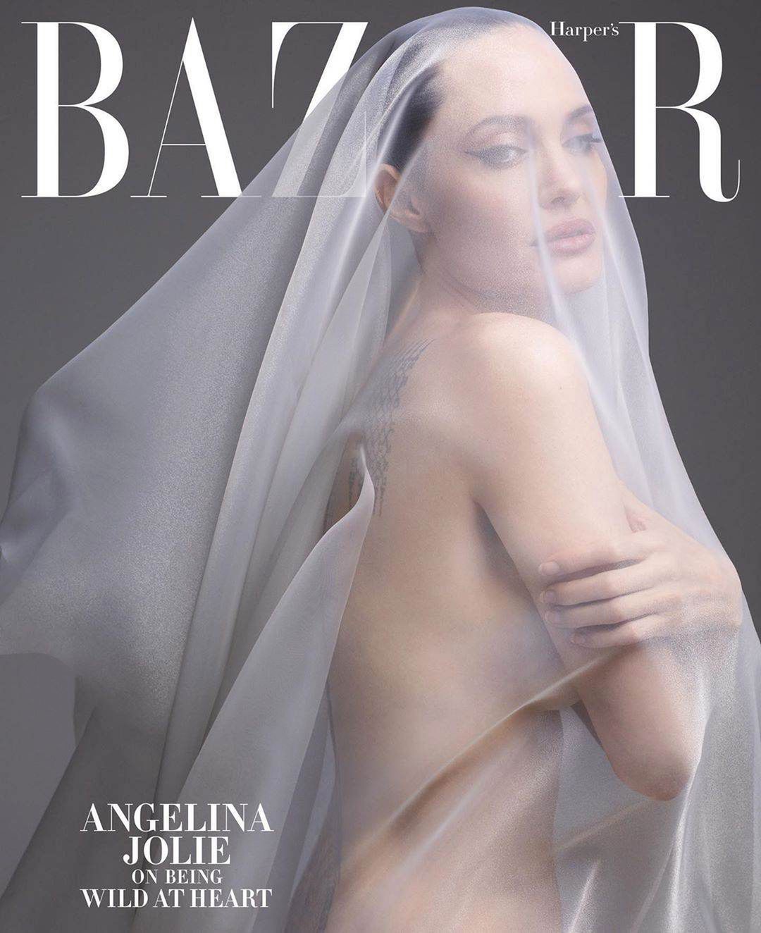 Angelina Jolie w Harper's Bazaar(grudzień 2019)