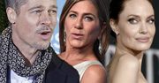 Brad Pitt i Jennifer Aniston przyłapani przez Angelinę Jolie. Mem z aktorem i jego byłymi żonami podbija sieć