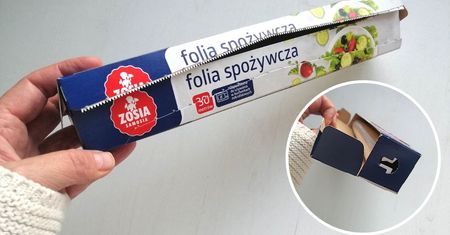 Opakowanie folii spożywczej ma aż dwie ukryte funkcje, o których mało kto wie!