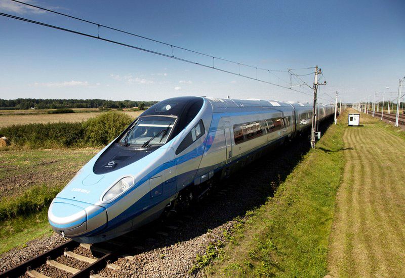 Pendolino zimą jedzie wolniej