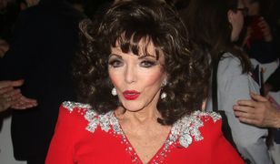 Joan Collins uratowana przed pożarem. O włos, a doszłoby do tragedii