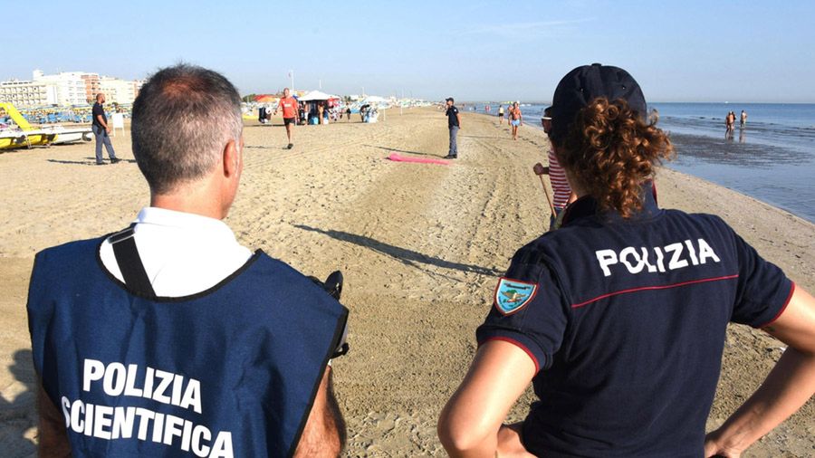 Plaża w Rimini, gdzie doszło do brutalnego napadu i gwałtu