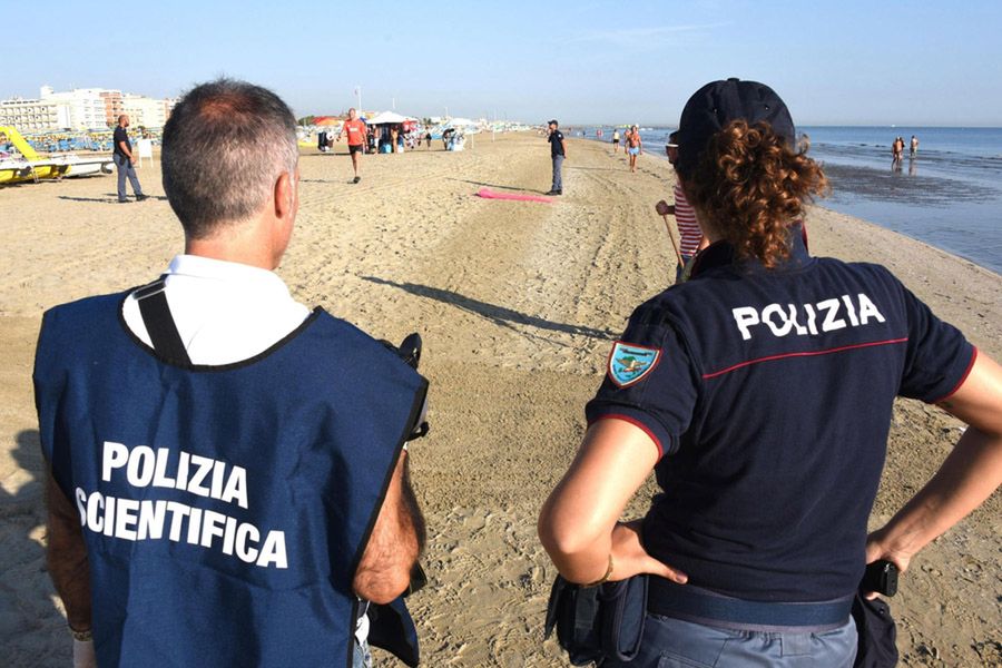Plaża w Rimini, gdzie doszło do brutalnego napadu i gwałtu