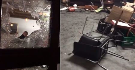 Demolka w warszawskim klubie. W środku bawili się kibice Ajaksu