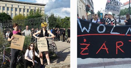 Polki tak bronią sądów. Instagrama zalewają ich zdjęcia