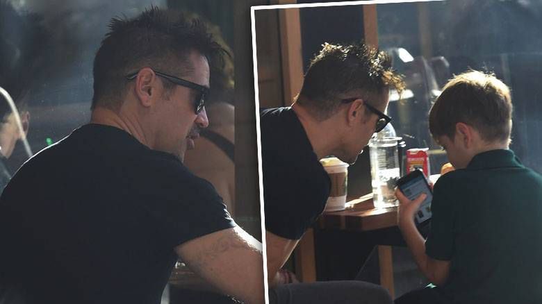 Colin Farrell z synem, Henrym