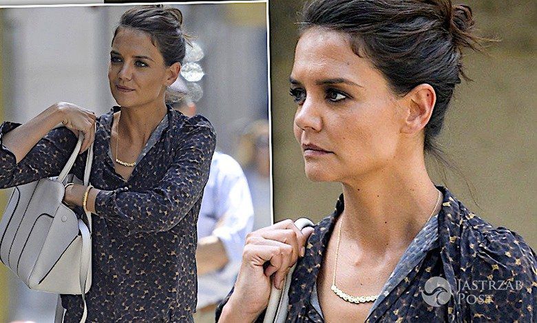 Szczuplutka Katie Holmes na zakupach! Jak ona schudła!