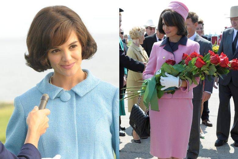 Katie Holmes w niesamowitej charakteryzacji na Jackie Kennedy!