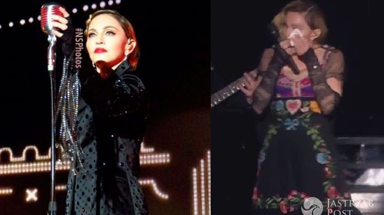 Madonna płacze na koncercie w Sztokholmie