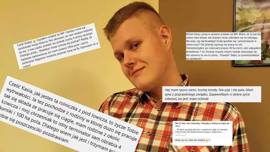 Hubert szuka dziewczyny, która nie będzie bała się pracy na roli