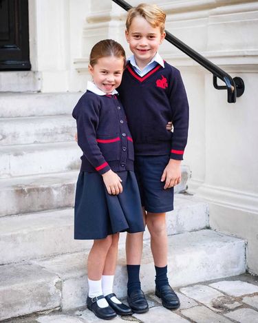 Księżniczka Charlotte i książę George -  nowy rok szkolny