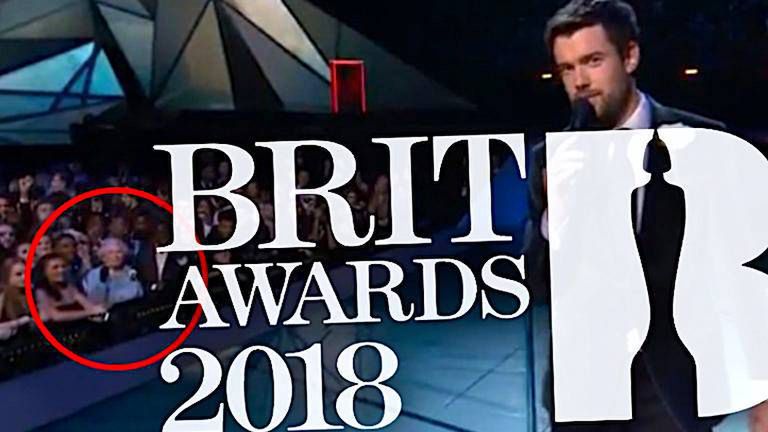 Królowa Elżbieta II Brit Awards 2018