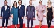 Gwiazdy na premierze filmu "Druga połowa": Olivier Janiak i Karolina Malinowska, Cezary Pazura, Rafał Rutkowski
