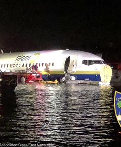 Miami Air: 136 pasażerów na pokładzie. Samolot wpadł do rzeki