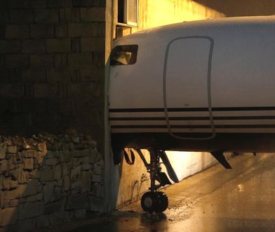 Incydent na Malcie. Samolot wbił się w ścianę budynku
