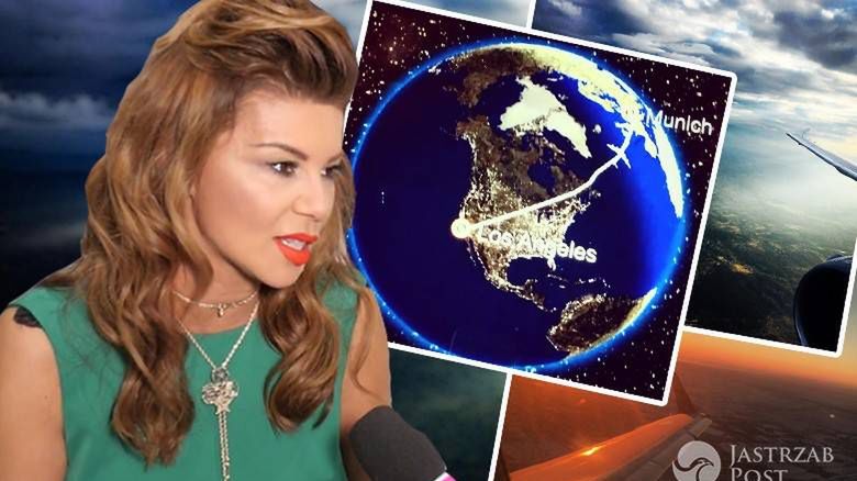 Edyta Górniak źle znosi podróże samolotem?
