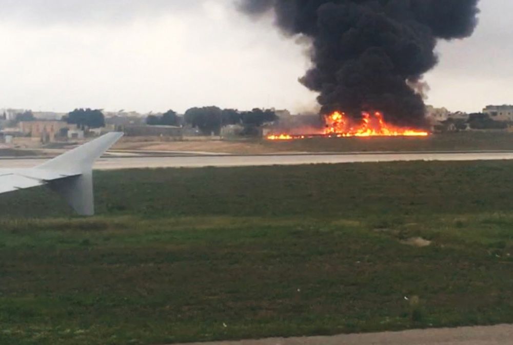 Katastrofa lotnicza na Malcie