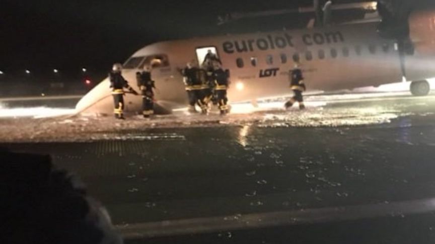 W samolocie nie wysunęło się podowzie