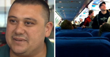„Bohater miesiąca miodowego”. Uratował pasażerów samolotu