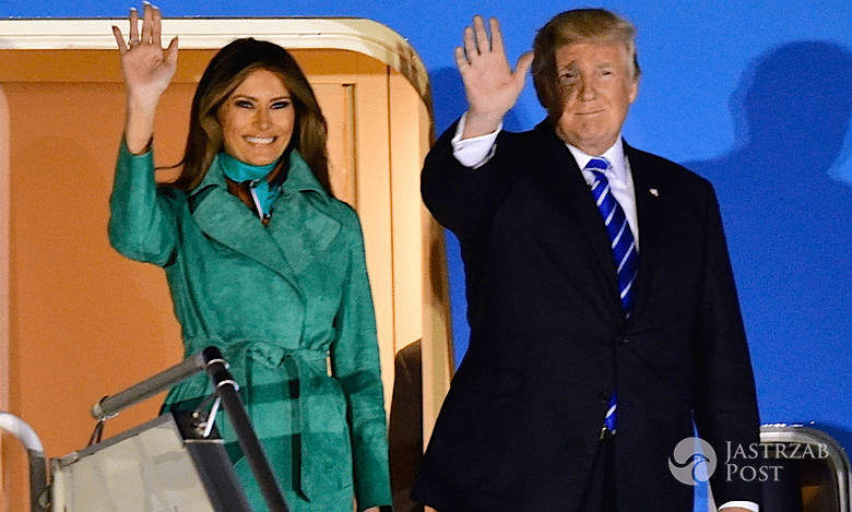 Donald Trump w Polsce z Melanią