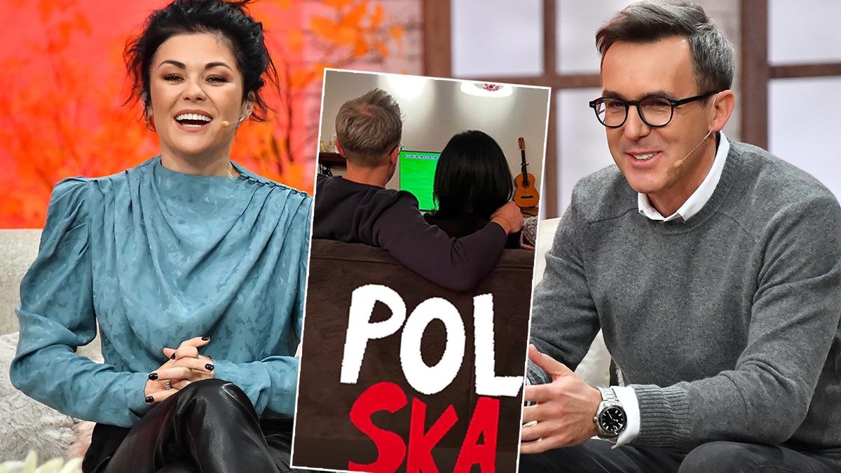 Kasia Cichopek i Maciej Kurzajewski kibicują Polsce
