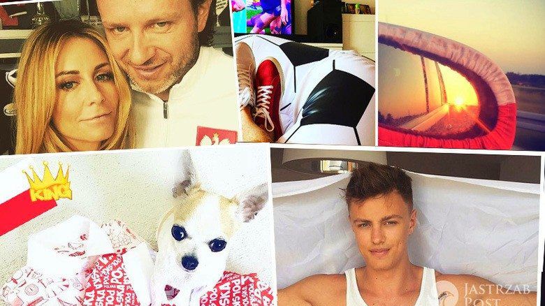 Gwiazdy kibicują w meczu Polska-Szwajcaria na EURO 2016