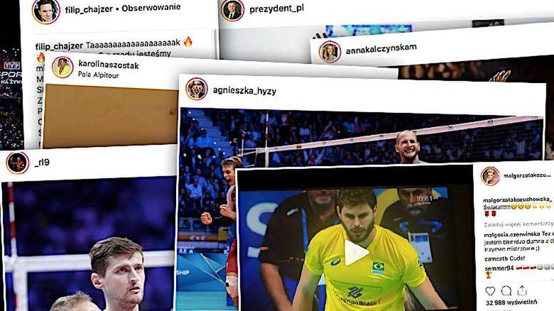 Polska Mistrzem świata w siatkówce. Reakcje gwiazd