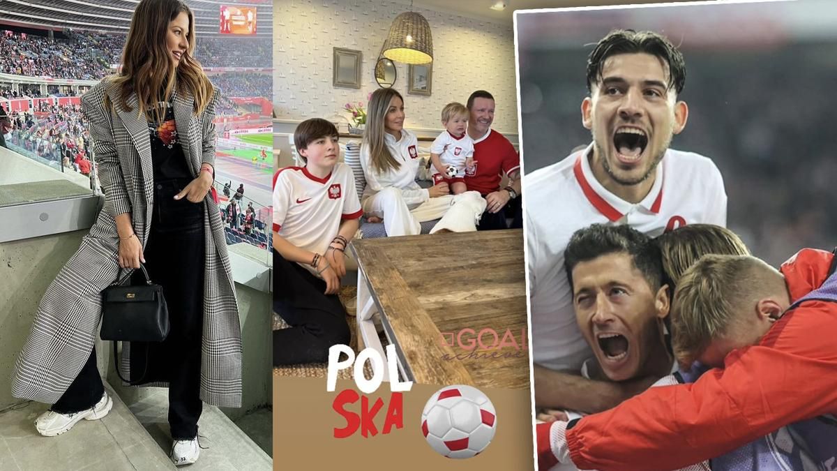 Gwiazdy kibicują Polsce w meczu ze Szwecją. Lewandowska na miejscu, Rozenek zza stołu, a Tomaszewska pokazała synka
