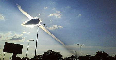 Tornado nad Łodzią i groza nad Wrocławiem - zdjęcia Internautów
