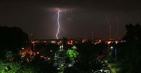Gwałtowne burze nad Polską